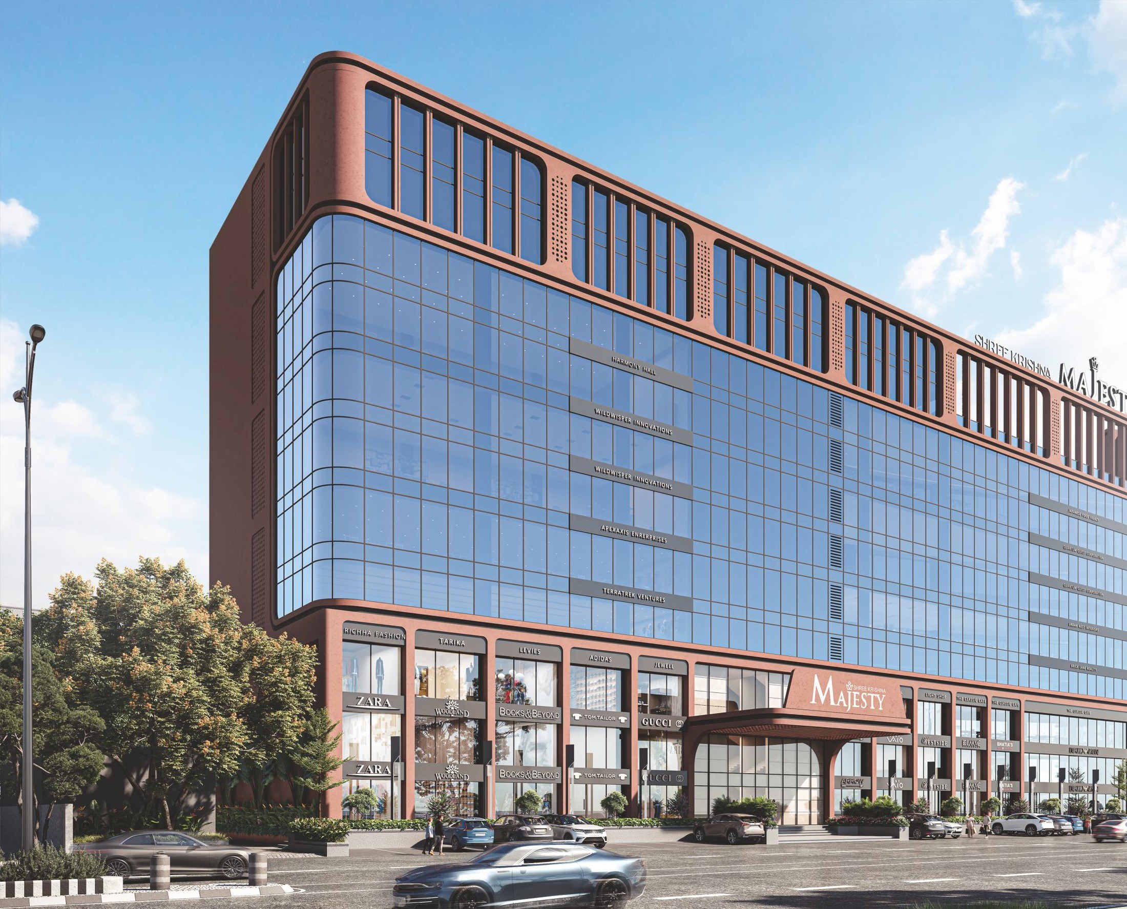 Shree Krishna Majesty — Showrooms & offices · Parvat Patiya, Surat