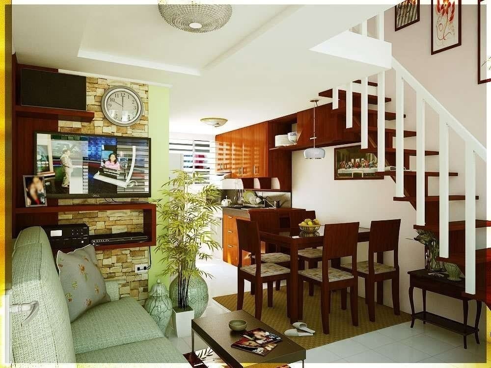 Living room interior at Shree Krishna Villa, Kareli