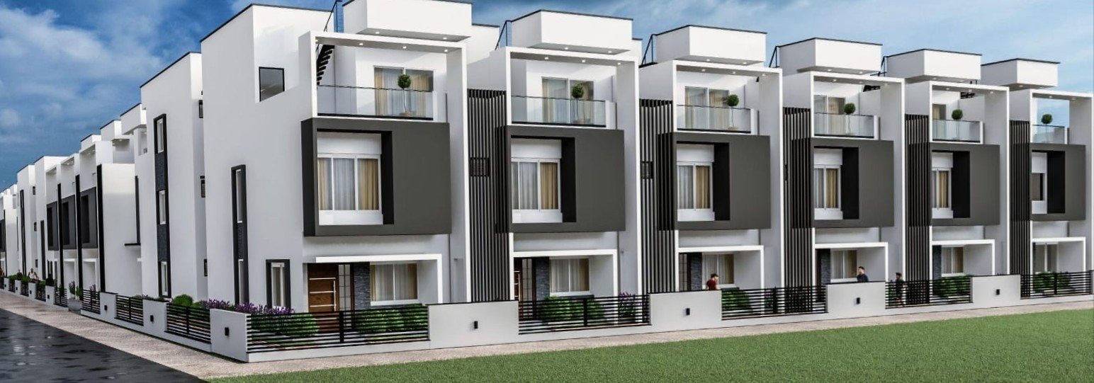 Row houses at Shree Krishna Residency, Tundi, Kadodara